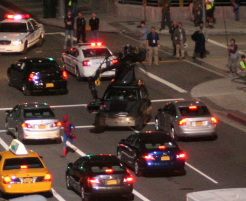 spider-man 4 foto dal set