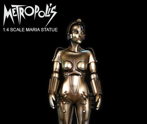 Metropolis di Fritz Lang, la statua del robot Maria (6)