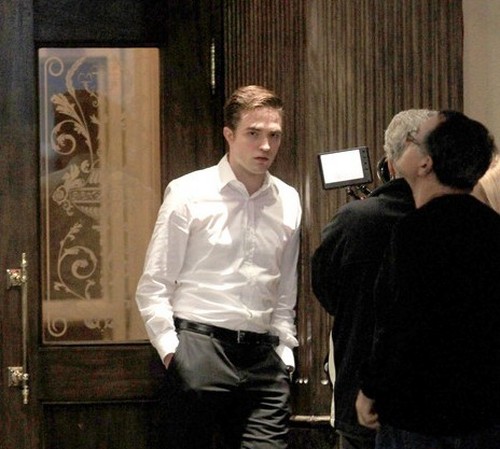 cosmopolis, foto dal set con Robert Pattinson
