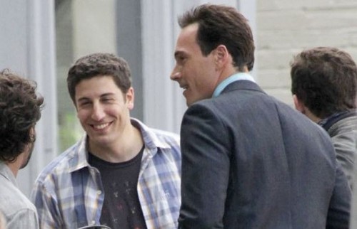 American Reunion, foto dal set con Jason Biggs e Chris Klein (7)