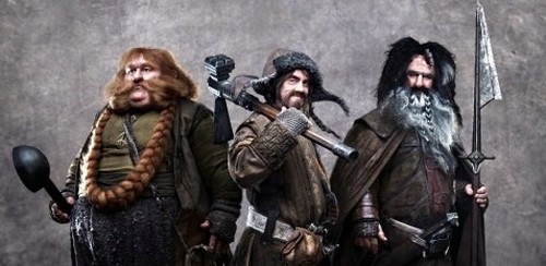 Lo Hobbit immagine ufficiale per Bofur, Bombur e Bifur