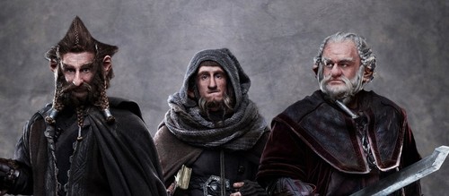 Lo Hobbit prima immagine per i nani Nori, Ori e Dori (2)
