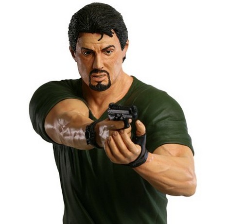 I mercenari, la statua di Sylvester Stallone (6)