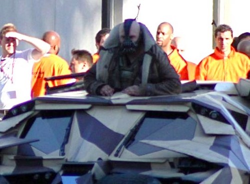 The Dark Knight Rises, foto dal set con Tom Hardy (13)