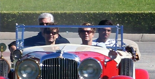 The Great Gatsby, foto dal set con Leonardo DiCaprio e Tobey Maguire (4)
