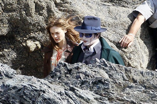 Dark Shadows, prime foto dal set johnny depp (4)