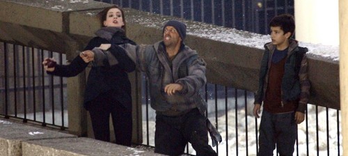 Il Cavaliere Oscuro-Il Ritorno foto dal set con Anne Hathaway (9)