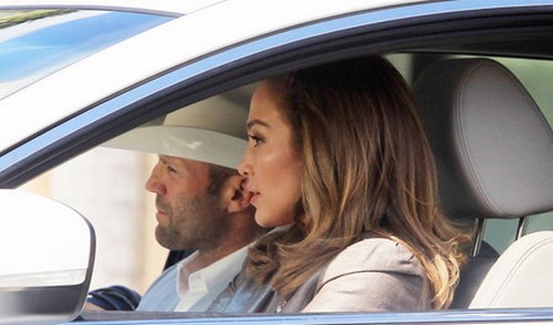 Parker, foto dal set Jason Statham Jennifer Lopez (2)