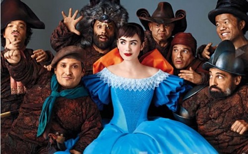 Lily Collins, Julia Roberts 12 immagini di Biancaneve (5)