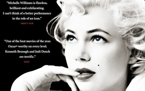 My Week with Marilyn, poster con Michelle Williams