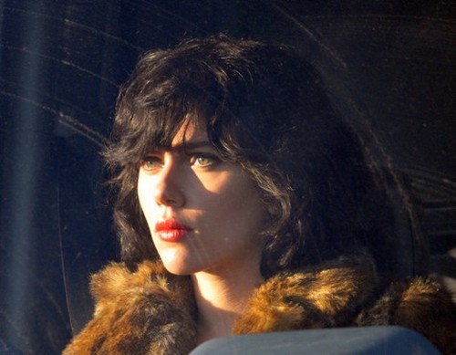 Scarlett Johansson films 'Under The Skin' in Glasgow