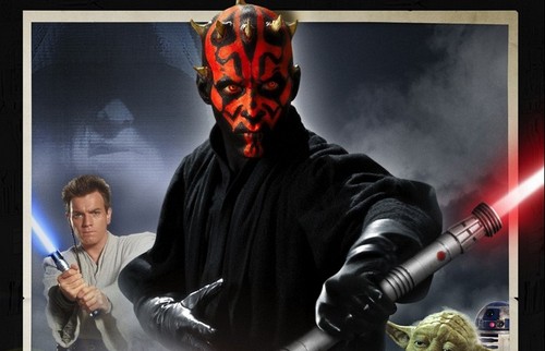 Star Wars Episodio 1 La Minaccia Fantasma 3D, primo poster