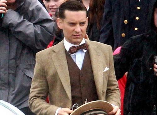 The Great Gatsby, foto dal set con Tobey Maguire (11)