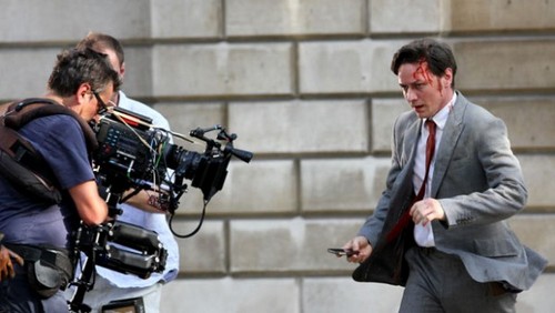 Trance, foto dal set James McAvoy (3)