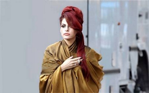 Holly Motors, foto dal set con Eva Mendes (2)