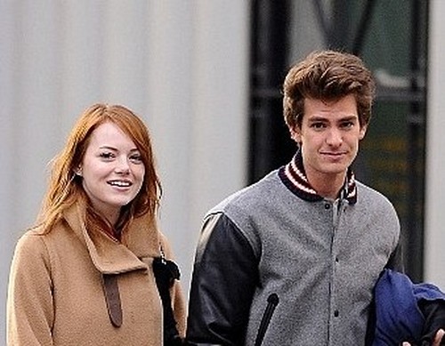 The Amazing Spider-Man, foto dal set con Andrew Garfield ed Emma Stone (13)