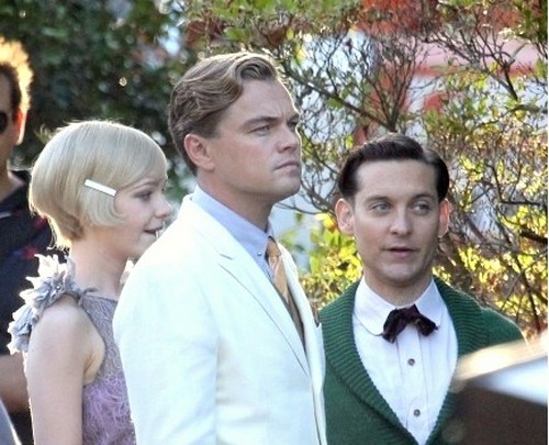 The Great Gatsby, foto dal set con Leonardo DiCaprio e Tobey Maguire (9)
