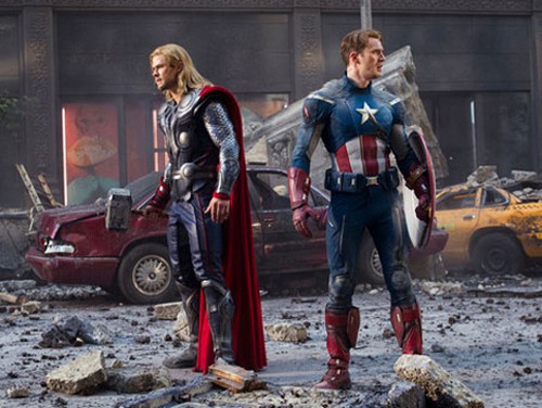I Vendicatori, nuova immagine con Thor e Captain America