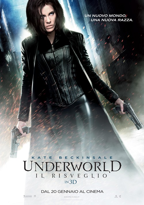 Underworld-Il risveglio in 3D, poster italiano