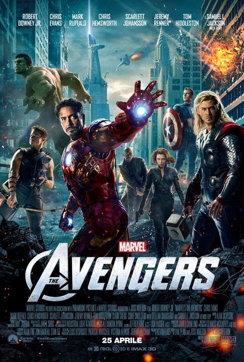 The Avengers poster Italiano