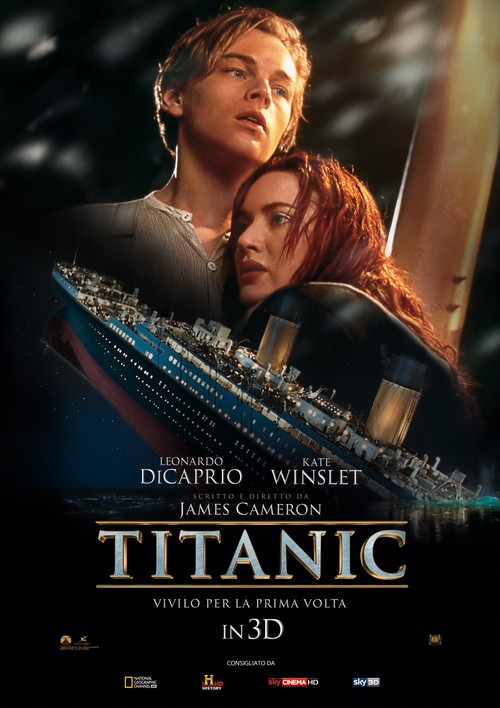 Titanic 3D, poster italiano