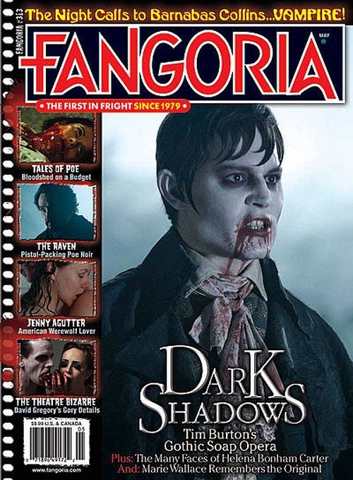 Dark Shadows, covert art e copertina di Fangoria (2)