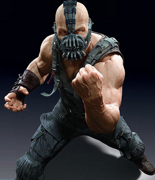 Il cavaliere oscuro Il ritorno, immagini promozionali di Batman e Bane (2)
