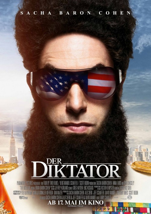 Il dittatore, poster internazionale con Sacha Baron Cohen (2)