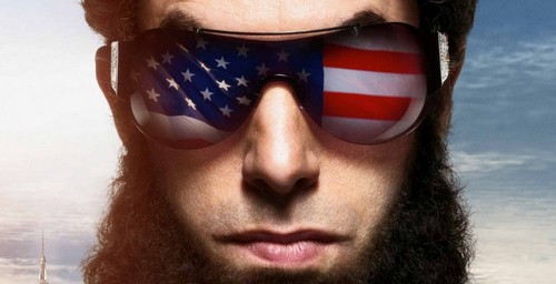 Il dittatore, poster internazionale con Sacha Baron Cohen