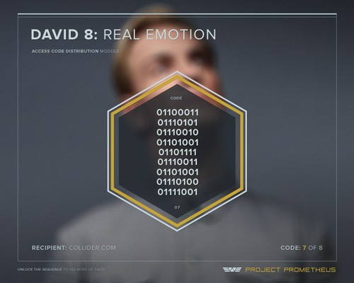 Prometheus, clip virale e poster con Michael Fassbender (2)
