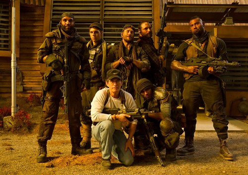 Riddick 3, foto dal set con David Twohy e i mercenari