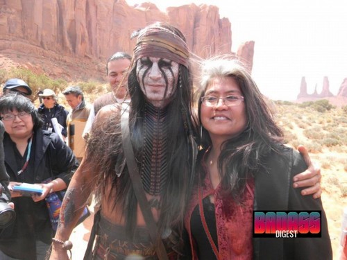 The Lone Ranger, foto dal set con Johnny Depp (2)