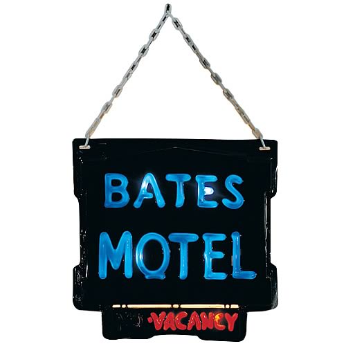 Psycho, l'insegna luminosa del Bates Motel