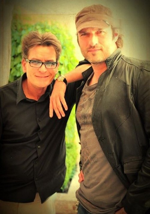 Charlie Sheen in Machete Kills, prima foto dal set (2)