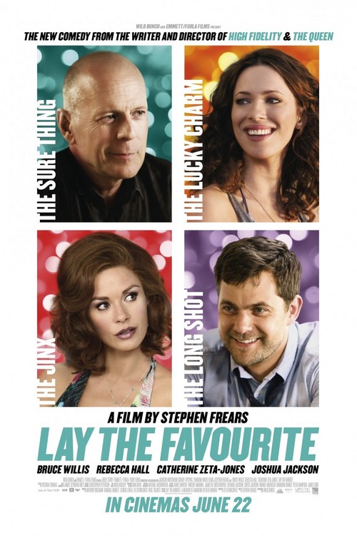 Lay the Favorite, poster e immagini della commedia con Bruce Willis e Rebecca Hall
