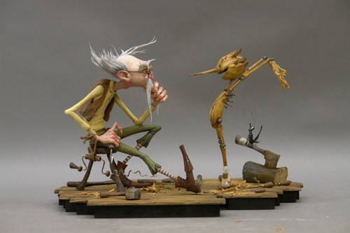 Pinocchio, artwork del cartoon di Guillermo del Toro (2)