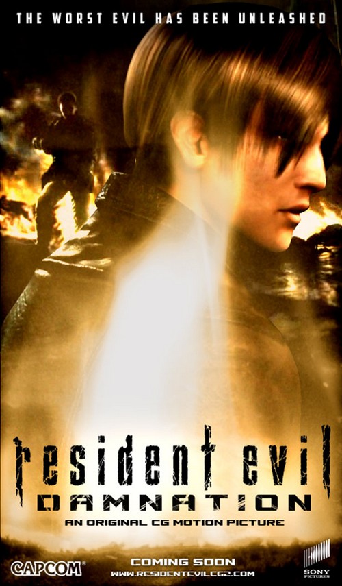 Resident Evil Damnation, poster e trailer del lungometraggio d'animazione (2)