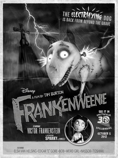 Frankenweenie, primi due spot tv