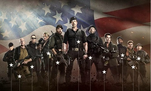 I Mercenari 2, poster speciale sul cast (2)