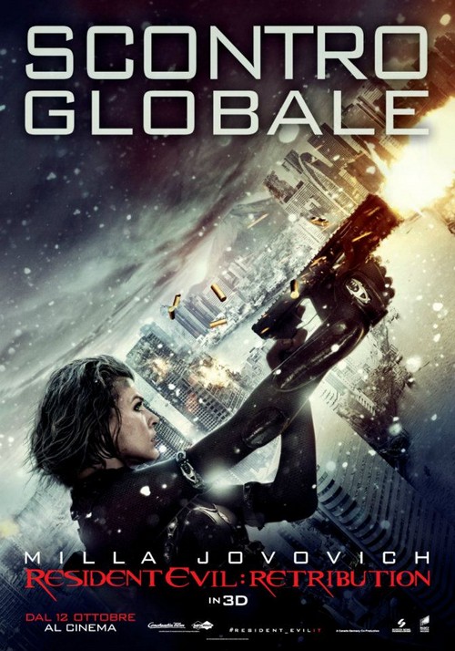 Resident Evil Retribution, trailer riassuntivo della saga e poster italiano