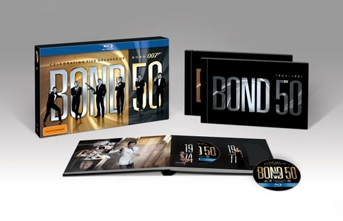 007 in Blu-ray, trailer del sontuoso box-set Bond 50