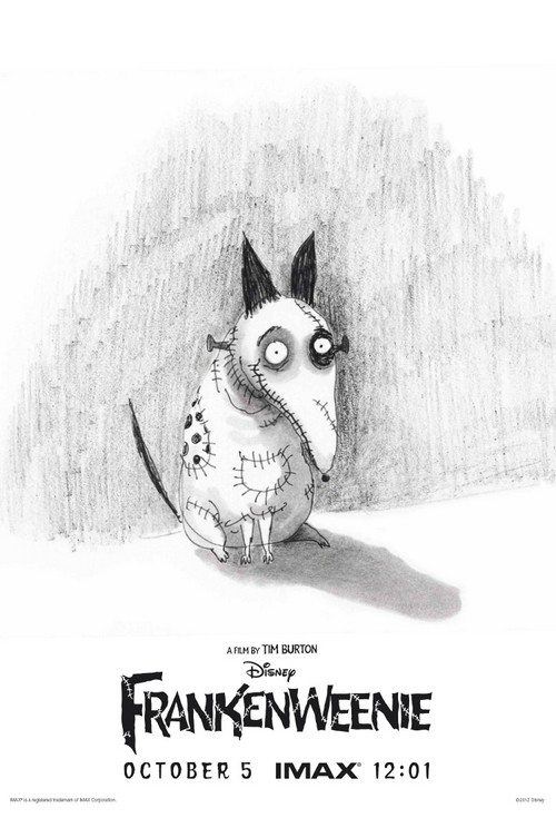 Frankenweenie, 6 clip e un poster IMAX