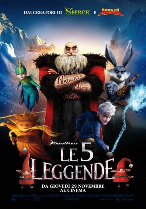Le 5 leggende, poster italiano e nuovo spot tv per Rise of the Guardians (2)