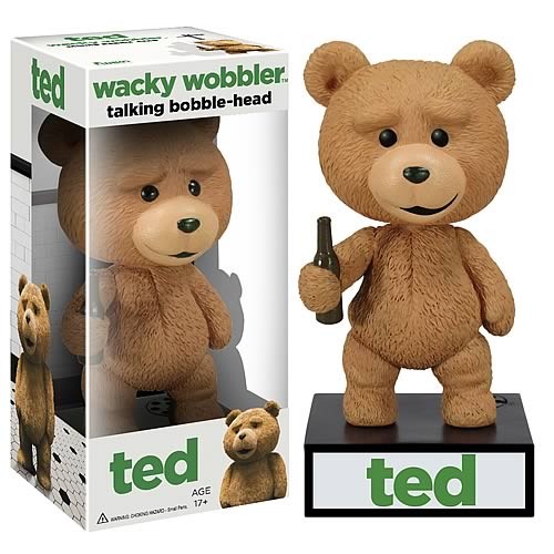 Ted, l'action figure cinese e statuina bobble head parlante