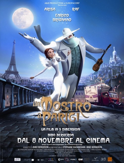 Un mostro a Parigi, il trailer italiano del cartoon francese (2)