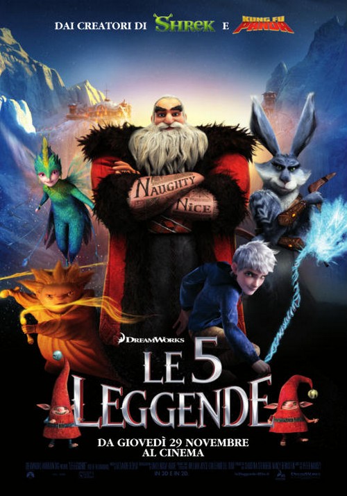 Le 5 leggende, recensione di Rise of the Guardians