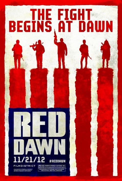 Red Dawn trailer, spot tv, 6 clip e un poster