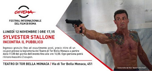 Sylvester Stallone incontra il pubblico a Roma
