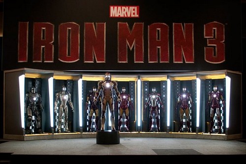 Iron Man 2, replica in scala della sala delle armature (10)