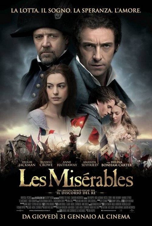 Les Miserables, 5 clip musicali e poster italiano del film (2)